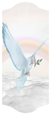 DARAY-C-116-D-WT Dove Clouds White